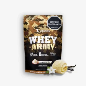 WHEY ARMY 2 LIBRAS SABOR VAINILLA IRLANDESA-VITANAS