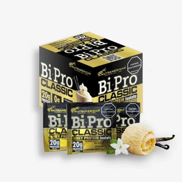 BIPRO CLASSIC CAJA X18 UNIDADES SABOR VAINILLA-NUTRAMERICAN – Cuerpo y ...