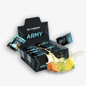 CAJA ARMY EAA’S SACHETS X20 UNIDADES SABOR FRUIT PUNCH – PROSCIENCE