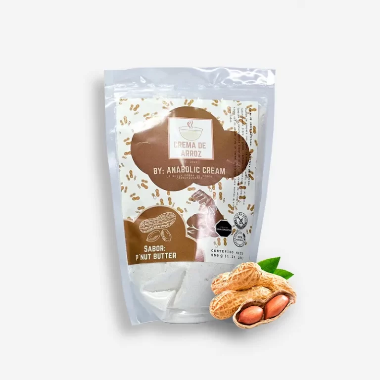 CREMA DE ARROZ PEANUT BUTTER 550 GRAMOS 12 SERV – ANABOLIC CREAM